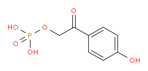 2-(4-hydroxyphenyl)-2-oxoethyl dihydrogen phosphate