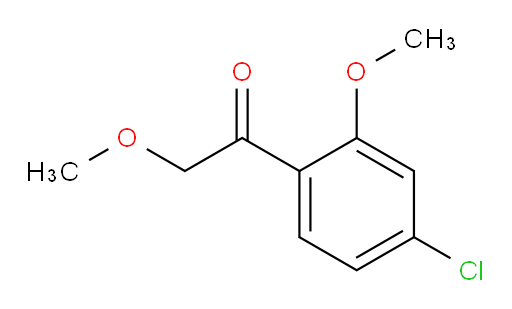 1-(4-chloro-2-methoxyphenyl)-2-methoxyethanone