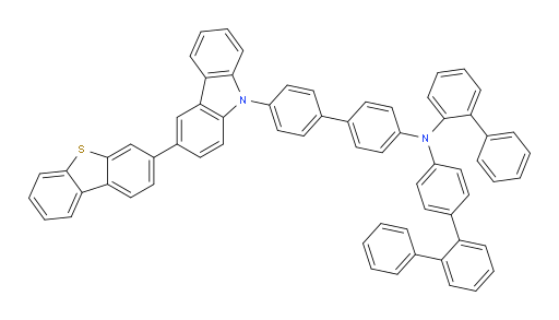 N-([1,1'-biphenyl]-2-yl)-N-(4'-(3-(dibenzo[b,d]thiophen-3-yl)-9H-carbazol-9-yl)-[1,1'-biphenyl]-4-yl)-[1,1':2',1''-terphenyl]-4-amine