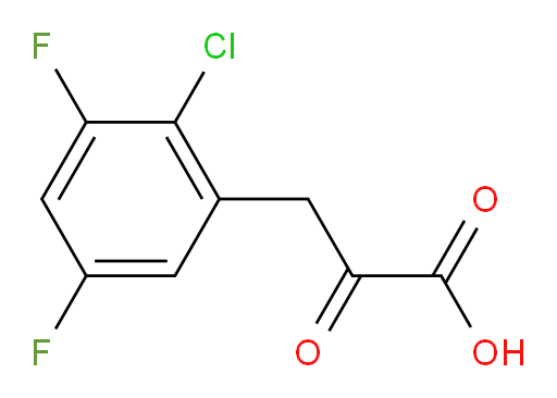 3-(2-chloro-3,5-difluorophenyl)-2-oxopropanoic acid