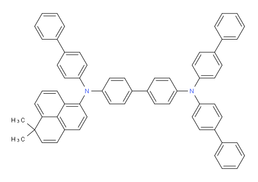 N4,N4,N4'-tri([1,1'-biphenyl]-4-yl)-N4'-(1,1-dimethyl-1H-phenalen-6-yl)-[1,1'-biphenyl]-4,4'-diamine