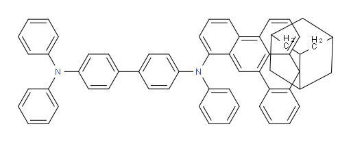 N4,N4,N4'-triphenyl-N4'-(spiro[adamantane-2,8'-benzo[gh]tetraphen]-1'-yl)-[1,1'-biphenyl]-4,4'-diamine