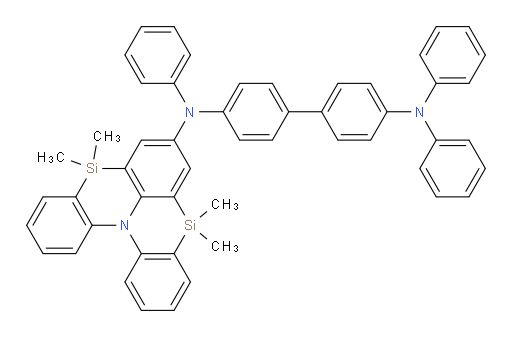 N4,N4,N4'-triphenyl-N4'-(5,5,9,9-tetramethyl-5,9-dihydro-13b-aza-5,9-disilanaphtho[3,2,1-de]anthracen-7-yl)-[1,1'-biphenyl]-4,4'-diamine