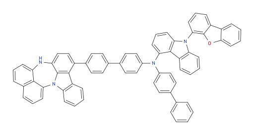 N-(4'-(4H-naphtho[1',8':5,6,7][1,4]diazepino[3,2,1-jk]carbazol-7-yl)-[1,1'-biphenyl]-4-yl)-N-([1,1'-biphenyl]-4-yl)-9-(dibenzo[b,d]furan-4-yl)-9H-carbazol-4-amine
