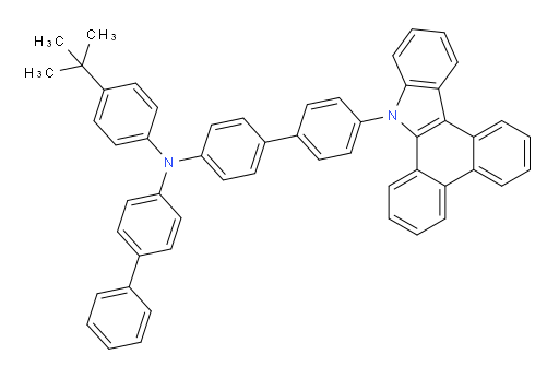 N-([1,1'-biphenyl]-4-yl)-N-(4-(tert-butyl)phenyl)-4'-(9H-dibenzo[a,c]carbazol-9-yl)-[1,1'-biphenyl]-4-amine