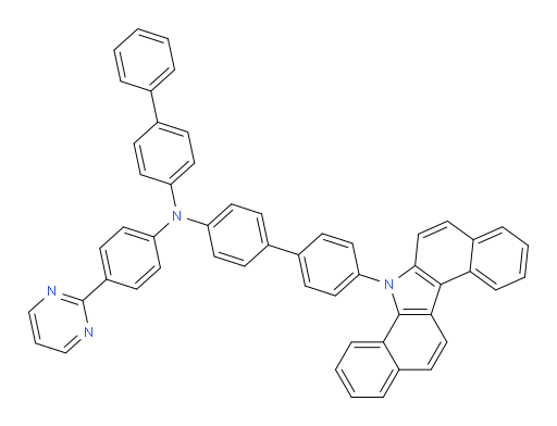 N-([1,1'-biphenyl]-4-yl)-4'-(7H-dibenzo[a,g]carbazol-7-yl)-N-(4-(pyrimidin-2-yl)phenyl)-[1,1'-biphenyl]-4-amine