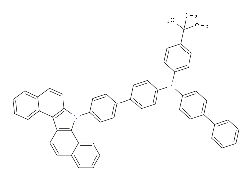 N-([1,1'-biphenyl]-4-yl)-N-(4-(tert-butyl)phenyl)-4'-(7H-dibenzo[a,g]carbazol-7-yl)-[1,1'-biphenyl]-4-amine