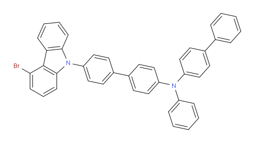 N-([1,1'-biphenyl]-4-yl)-4'-(4-bromo-9H-carbazol-9-yl)-N-phenyl-[1,1'-biphenyl]-4-amine