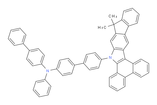 N-([1,1'-biphenyl]-4-yl)-4'-(11,11-dimethyldibenzo[a,c]indeno[1,2-h]carbazol-9(11H)-yl)-N-phenyl-[1,1'-biphenyl]-4-amine