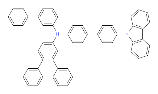N-(4'-(9H-carbazol-9-yl)-[1,1'-biphenyl]-4-yl)-N-([1,1'-biphenyl]-3-yl)triphenylen-2-amine