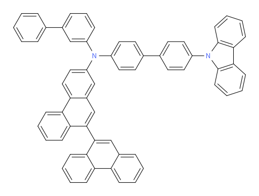 N-(4'-(9H-carbazol-9-yl)-[1,1'-biphenyl]-4-yl)-N-([1,1'-biphenyl]-3-yl)-[9,9'-biphenanthren]-2-amine