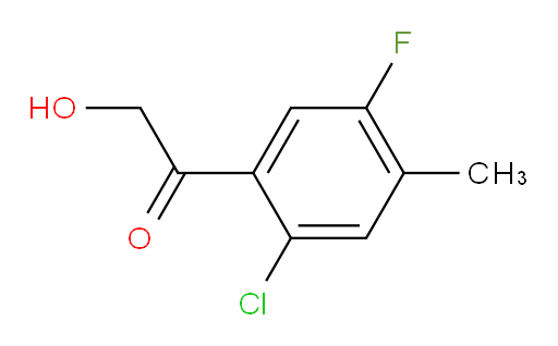1-(2-chloro-5-fluoro-4-methylphenyl)-2-hydroxyethanone