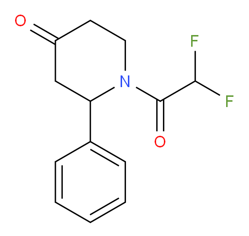 1-(2,2-difluoroacetyl)-2-phenylpiperidin-4-one