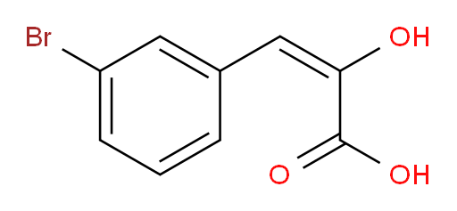 (E)-3-(3-bromophenyl)-2-hydroxyacrylic acid