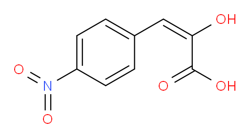 (E)-2-hydroxy-3-(4-nitrophenyl)acrylic acid