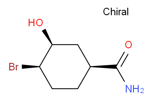 (1S,3S,4R)-4-bromo-3-hydroxycyclohexanecarboxamide