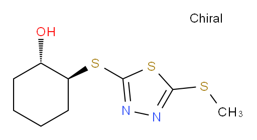(1S,2S)-2-((5-(methylthio)-1,3,4-thiadiazol-2-yl)thio)cyclohexanol