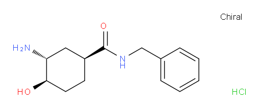 (1S,3R,4R)-3-amino-N-benzyl-4-hydroxycyclohexanecarboxamide hydrochloride