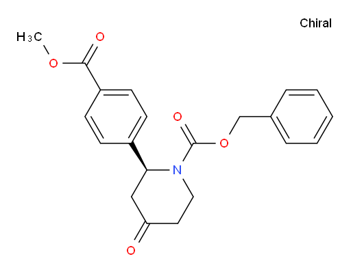 (S)-benzyl 2-(4-(methoxycarbonyl)phenyl)-4-oxopiperidine-1-carboxylate