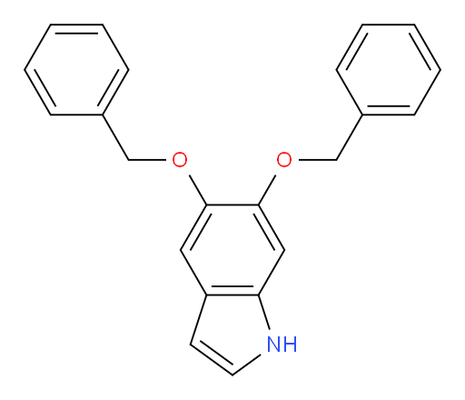 5,6-bis(benzyloxy)-1H-indole