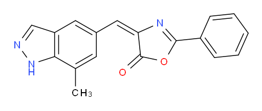 (E)-4-((7-methyl-1H-indazol-5-yl)methylene)-2-phenyloxazol-5(4H)-one