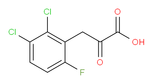 3-(2,3-dichloro-6-fluorophenyl)-2-oxopropanoic acid