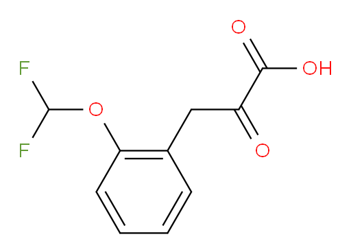 3-(2-(difluoromethoxy)phenyl)-2-oxopropanoic acid