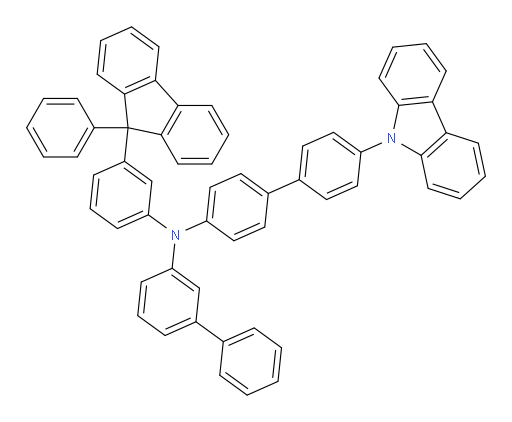 N-(4'-(9H-carbazol-9-yl)-[1,1'-biphenyl]-4-yl)-N-(3-(9-phenyl-9H-fluoren-9-yl)phenyl)-[1,1'-biphenyl]-3-amine