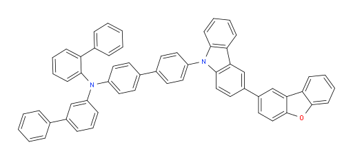 N-([1,1'-biphenyl]-3-yl)-N-(4'-(3-(dibenzo[b,d]furan-2-yl)-9H-carbazol-9-yl)-[1,1'-biphenyl]-4-yl)-[1,1'-biphenyl]-2-amine