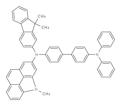 N4-(9,9-dimethyl-9H-fluoren-2-yl)-N4-(4-methyl-4H-benzo[def]carbazol-2-yl)-N4',N4'-diphenyl-[1,1'-biphenyl]-4,4'-diamine