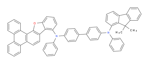 N4-(9,9-dimethyl-9H-fluoren-1-yl)-N4,N4'-diphenyl-N4'-(triphenyleno[1,2-b]benzofuran-11-yl)-[1,1'-biphenyl]-4,4'-diamine