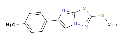2-(methylthio)-6-(p-tolyl)imidazo[2,1-b][1,3,4]thiadiazole