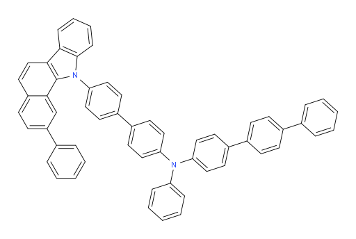 N-phenyl-N-(4'-(2-phenyl-11H-benzo[a]carbazol-11-yl)-[1,1'-biphenyl]-4-yl)-[1,1':4',1''-terphenyl]-4-amine