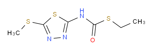 S-ethyl (5-(methylthio)-1,3,4-thiadiazol-2-yl)carbamothioate