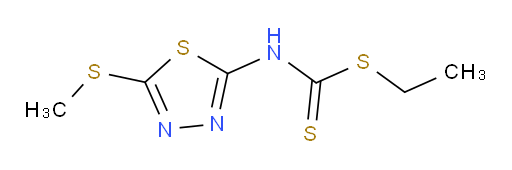 ethyl (5-(methylthio)-1,3,4-thiadiazol-2-yl)carbamodithioate