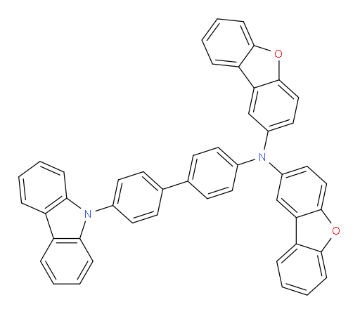 N-(4'-(9H-carbazol-9-yl)-[1,1'-biphenyl]-4-yl)-N-(dibenzo[b,d]furan-2-yl)dibenzo[b,d]furan-2-amine