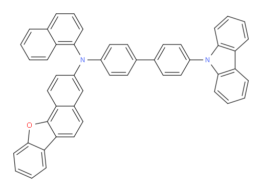 N-(4'-(9H-carbazol-9-yl)-[1,1'-biphenyl]-4-yl)-N-(naphthalen-1-yl)naphtho[1,2-b]benzofuran-3-amine