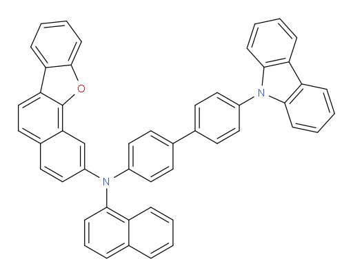 N-(4'-(9H-carbazol-9-yl)-[1,1'-biphenyl]-4-yl)-N-(naphthalen-1-yl)naphtho[1,2-b]benzofuran-2-amine