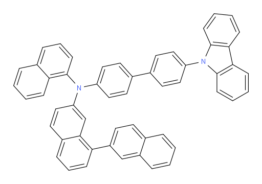 N-(4'-(9H-carbazol-9-yl)-[1,1'-biphenyl]-4-yl)-N-(naphthalen-1-yl)-[1,2'-binaphthalen]-7-amine