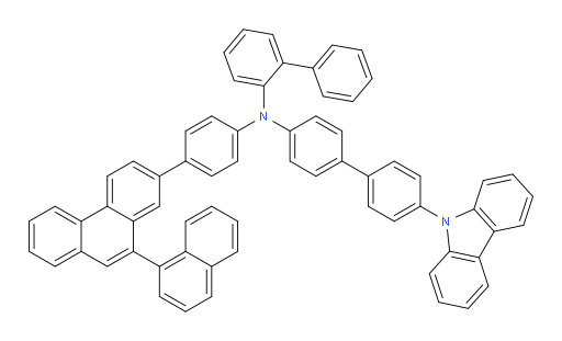 N-(4'-(9H-carbazol-9-yl)-[1,1'-biphenyl]-4-yl)-N-(4-(10-(naphthalen-1-yl)phenanthren-2-yl)phenyl)-[1,1'-biphenyl]-2-amine