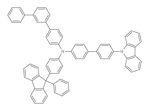 N-(4'-(9H-carbazol-9-yl)-[1,1'-biphenyl]-4-yl)-N-(4-(9-phenyl-9H-fluoren-9-yl)phenyl)-[1,1':3',1''-terphenyl]-4-amine