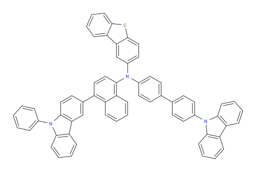 N-(4'-(9H-carbazol-9-yl)-[1,1'-biphenyl]-4-yl)-N-(4-(9-phenyl-9H-carbazol-3-yl)naphthalen-1-yl)dibenzo[b,d]thiophen-2-amine