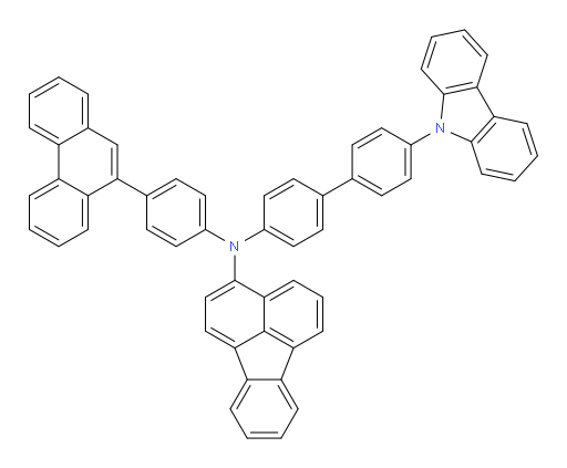 N-(4'-(9H-carbazol-9-yl)-[1,1'-biphenyl]-4-yl)-N-(4-(phenanthren-9-yl)phenyl)fluoranthen-3-amine
