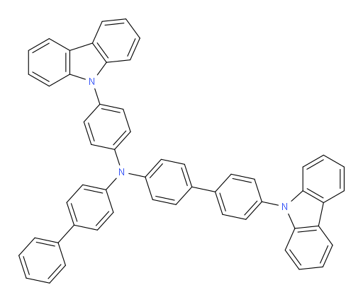 N-(4-(9H-carbazol-9-yl)phenyl)-N-([1,1'-biphenyl]-4-yl)-4'-(9H-carbazol-9-yl)-[1,1'-biphenyl]-4-amine