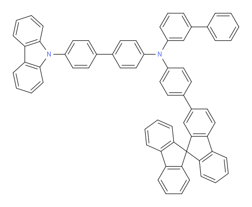 N-(4-(9,9'-spirobi[fluoren]-2-yl)phenyl)-N-(4'-(9H-carbazol-9-yl)-[1,1'-biphenyl]-4-yl)-[1,1'-biphenyl]-3-amine