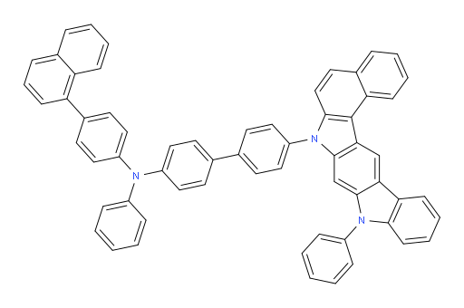 N-(4-(naphthalen-1-yl)phenyl)-N-phenyl-4'-(9-phenylbenzo[g]indolo[2,3-b]carbazol-7(9H)-yl)-[1,1'-biphenyl]-4-amine