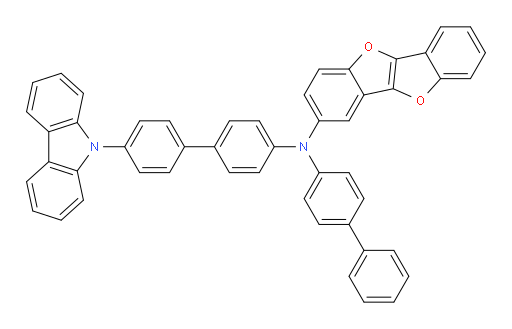 N-(4'-(9H-carbazol-9-yl)-[1,1'-biphenyl]-4-yl)-N-([1,1'-biphenyl]-4-yl)benzofuro[3,2-b]benzofuran-3-amine