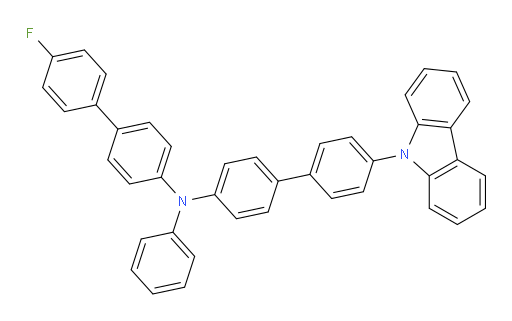N-(4'-(9H-carbazol-9-yl)-[1,1'-biphenyl]-4-yl)-4'-fluoro-N-phenyl-[1,1'-biphenyl]-4-amine