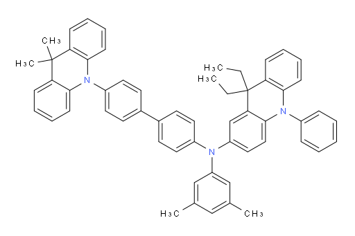 N-(4'-(9,9-dimethylacridin-10(9H)-yl)-[1,1'-biphenyl]-4-yl)-N-(3,5-dimethylphenyl)-9,9-diethyl-10-phenyl-9,10-dihydroacridin-2-amine