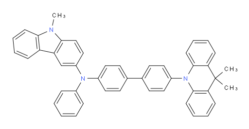 N-(4'-(9,9-dimethylacridin-10(9H)-yl)-[1,1'-biphenyl]-4-yl)-9-methyl-N-phenyl-9H-carbazol-3-amine